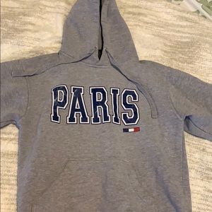 !!! PARIS GREY HOODIE !!!